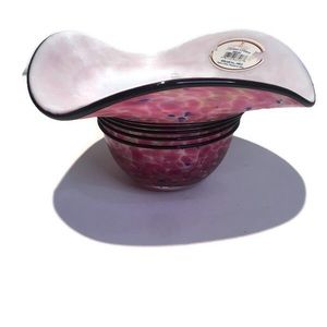 Glass shaped hat bowl